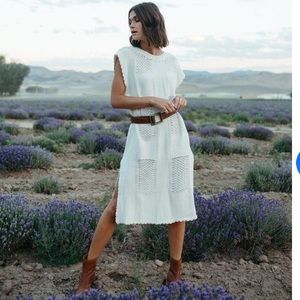 Crochet sweater dress by Piper and Scoot